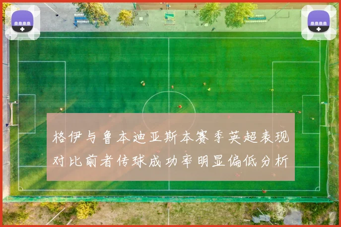 格伊与鲁本迪亚斯本赛季英超表现对比前者传球成功率明显偏低分析